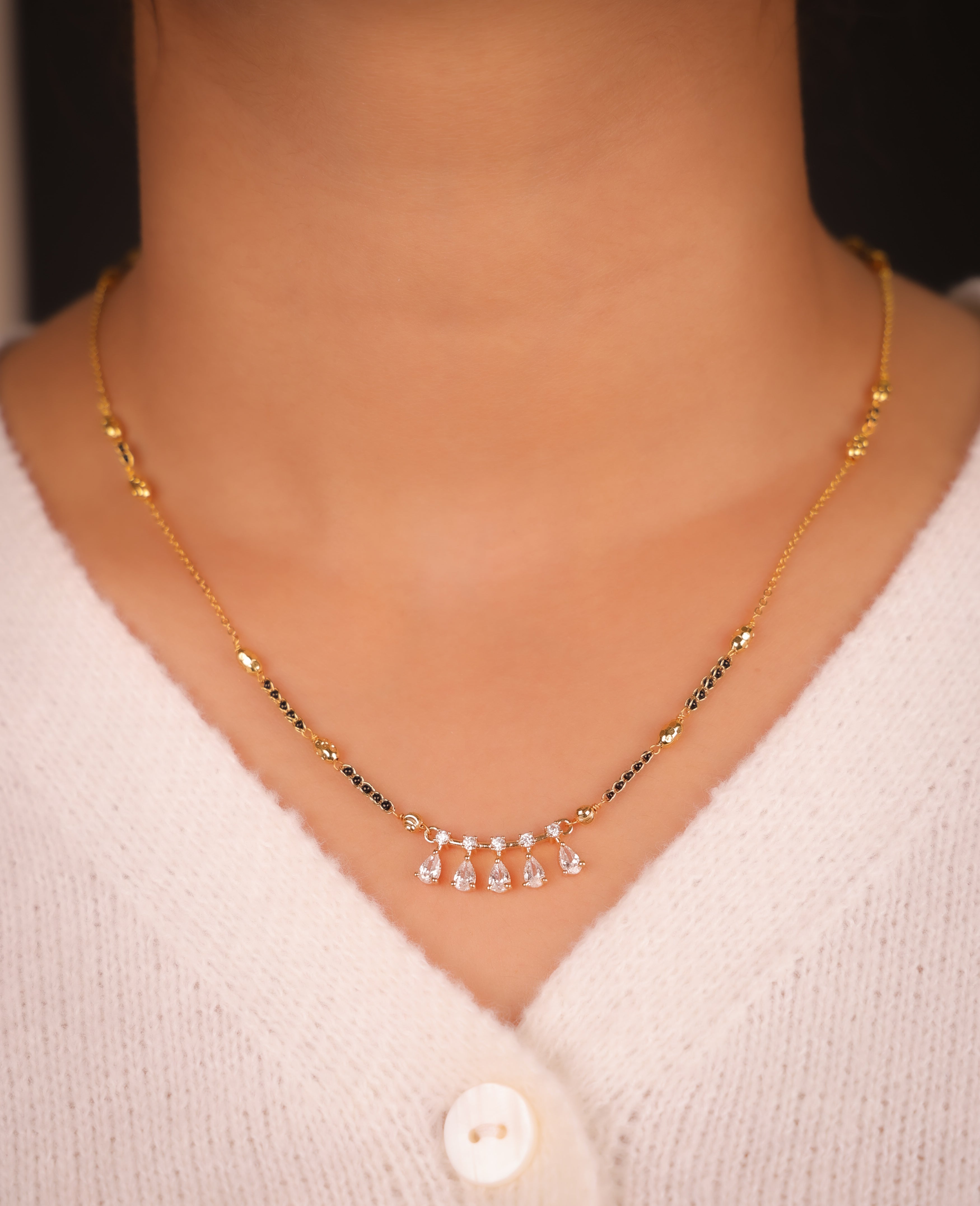 Premium gold-finish jewellery