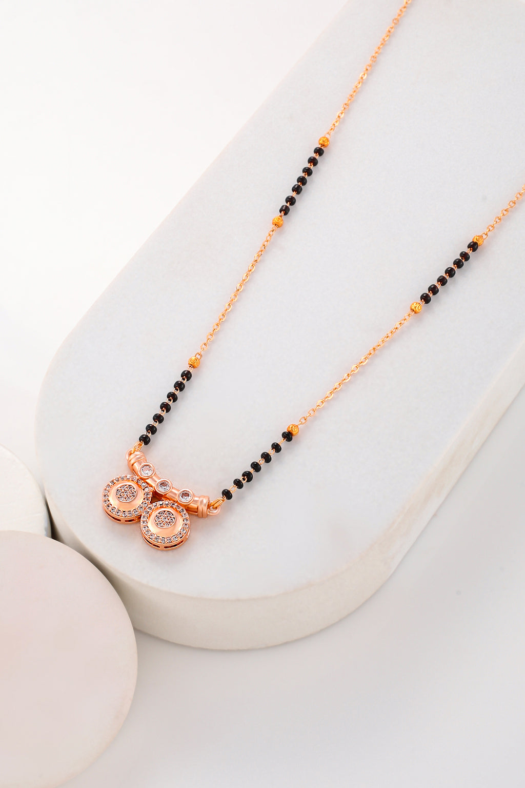 Mandakini Rose Gold Mangalsutra