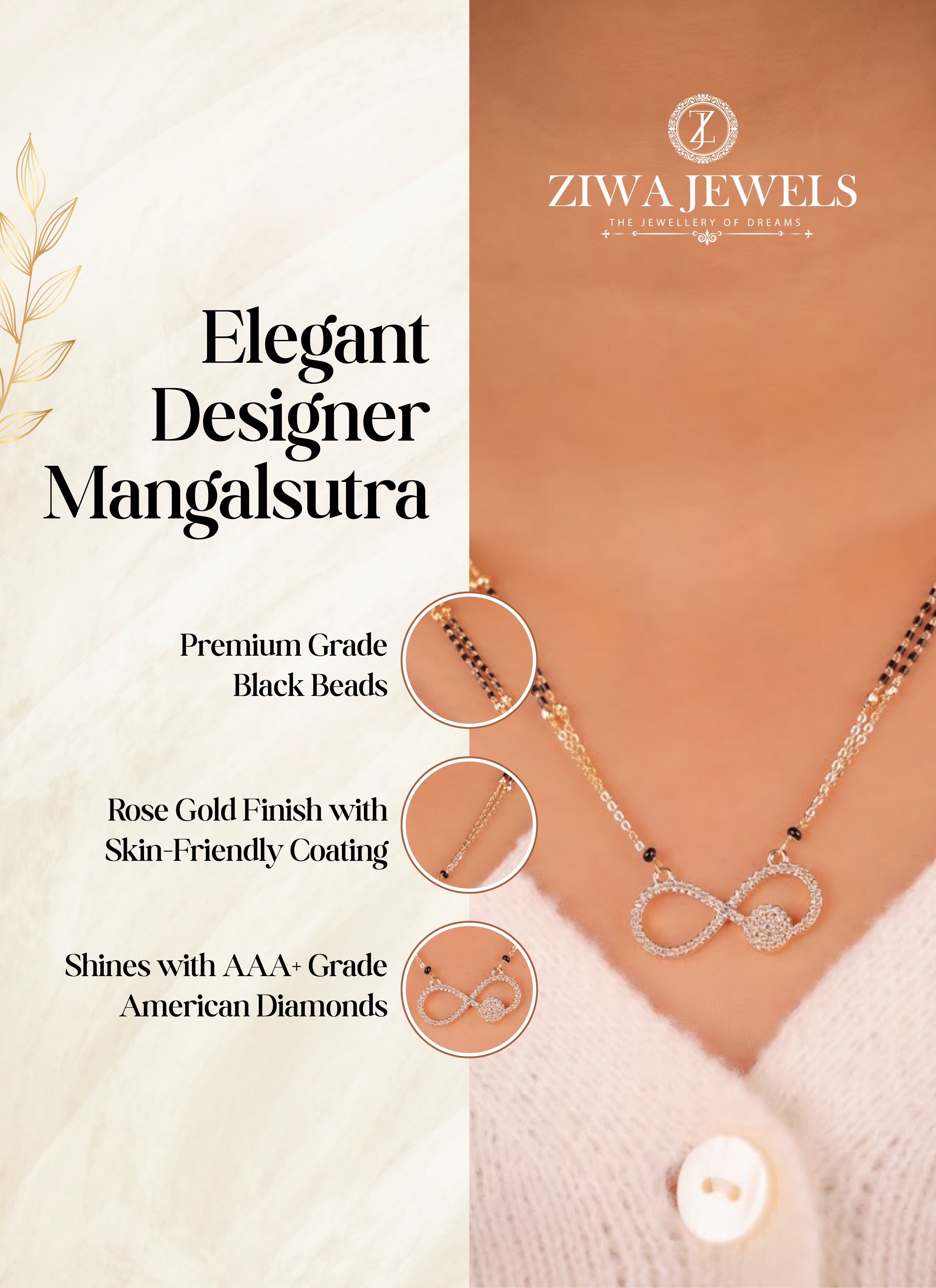 Deepika Gold mangalsutra