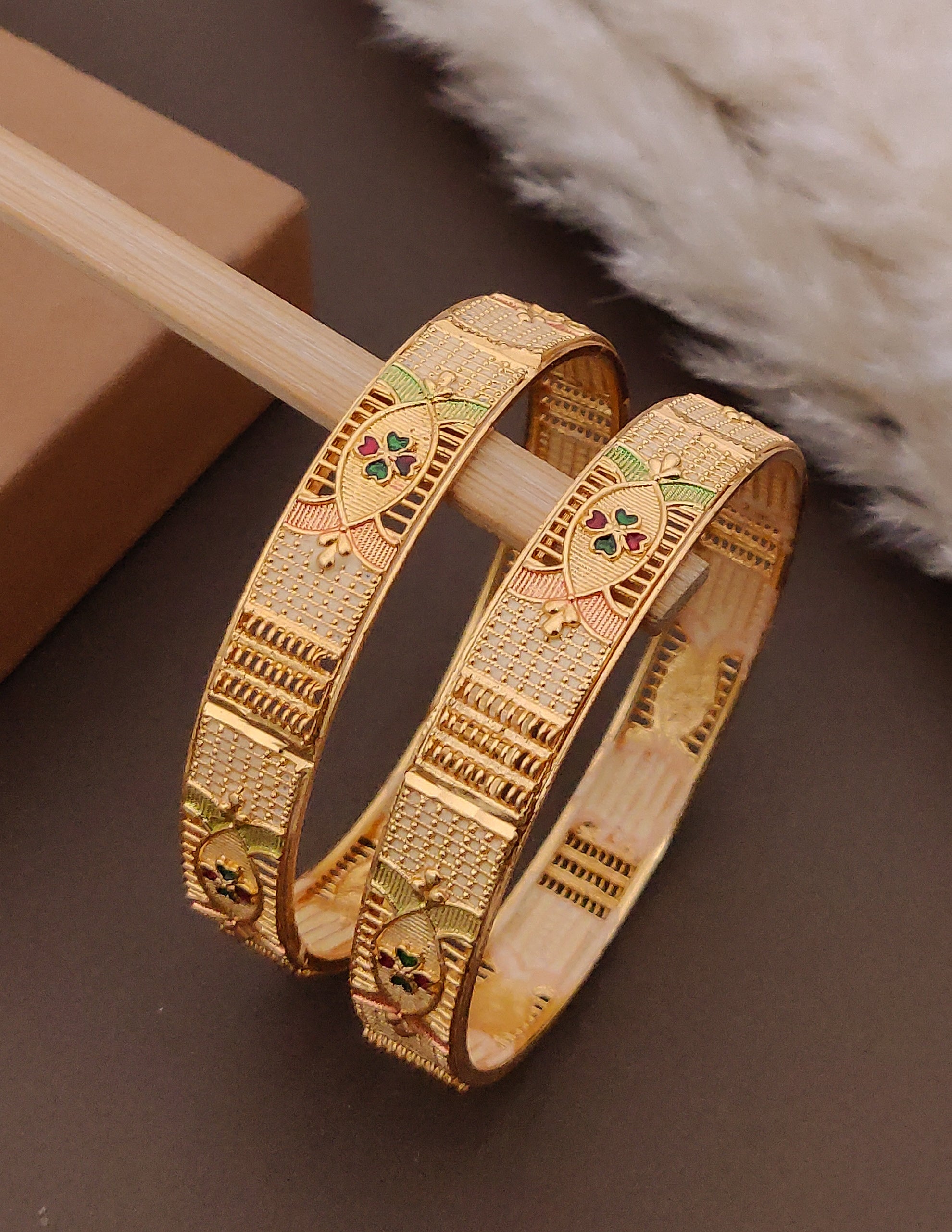 Meera Bangles ( Set of 2 )