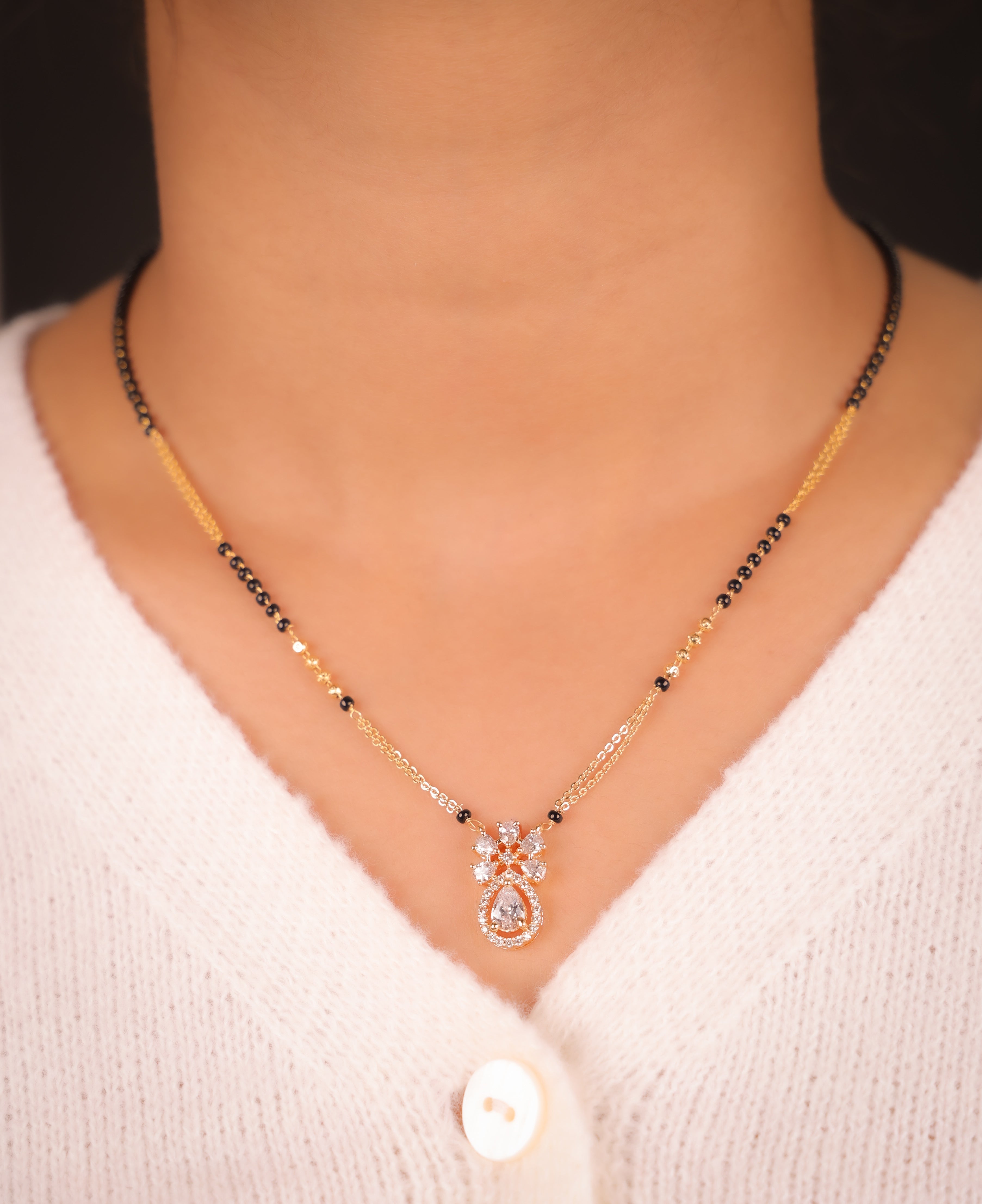 Madhuri White Mangalsutra