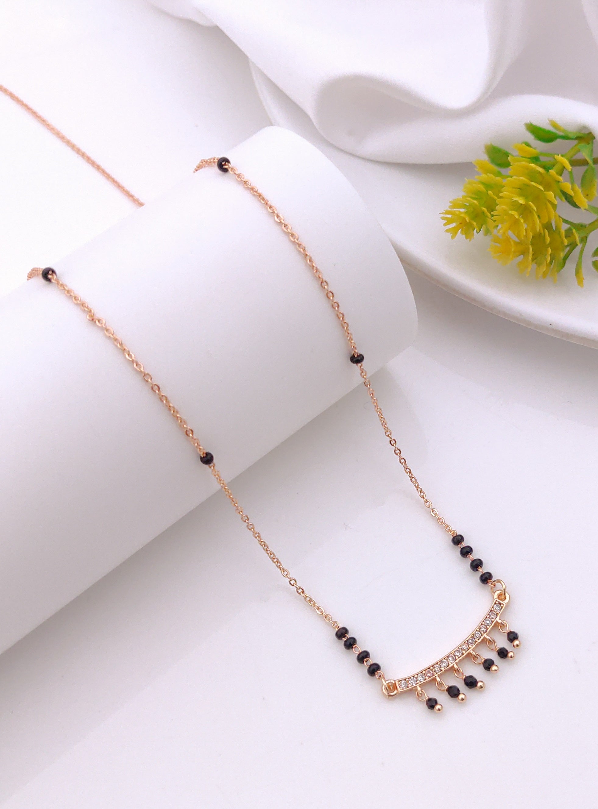 Manisha Rose Gold Mangalsutra
