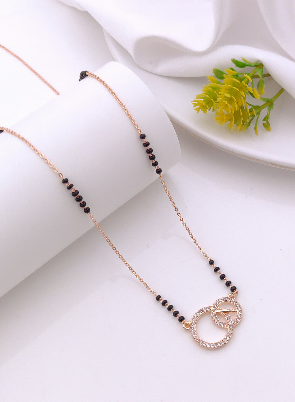 Mishika Rose Gold  Mangalsutra