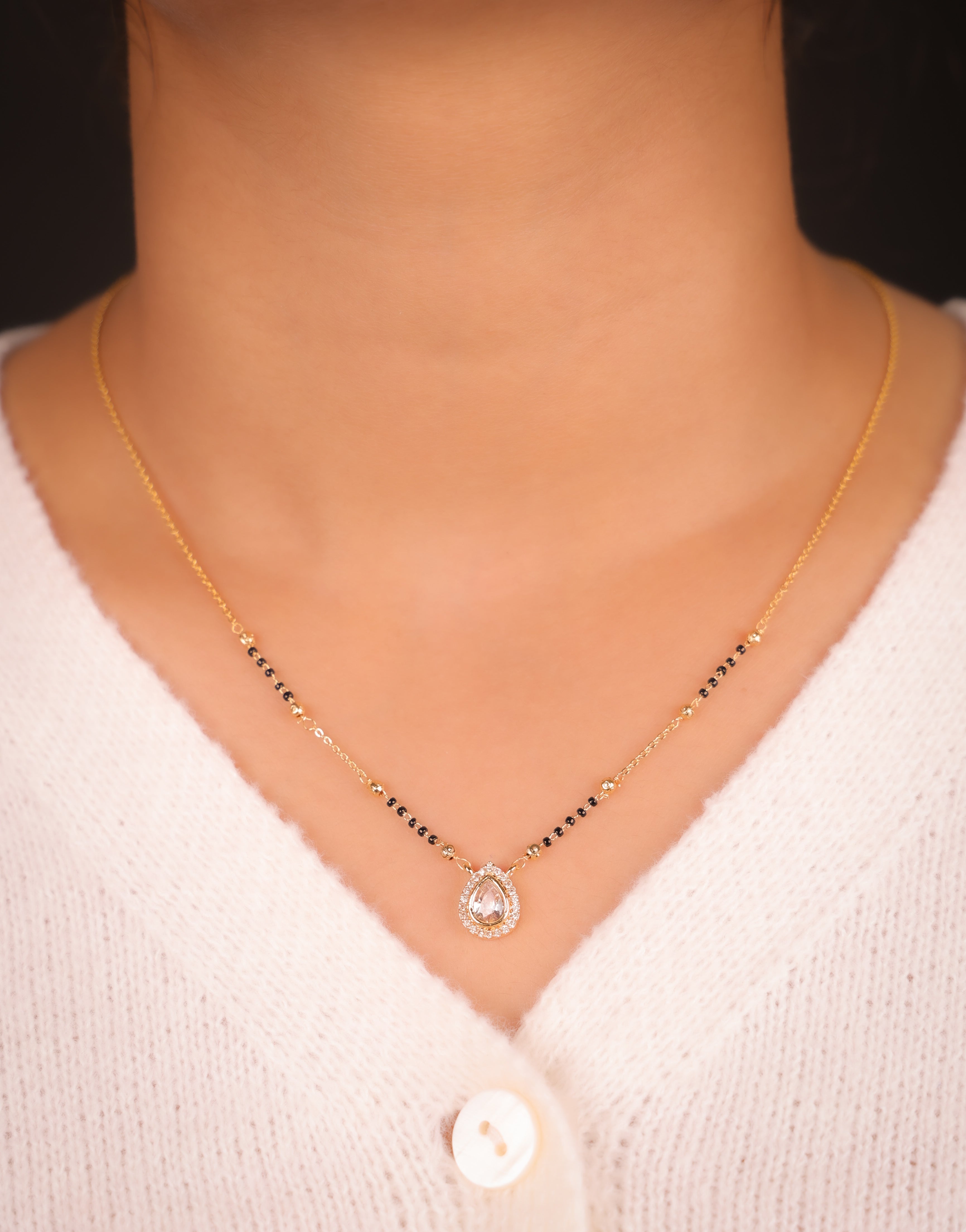 Pinal Diamond Gold Mangalsutra
