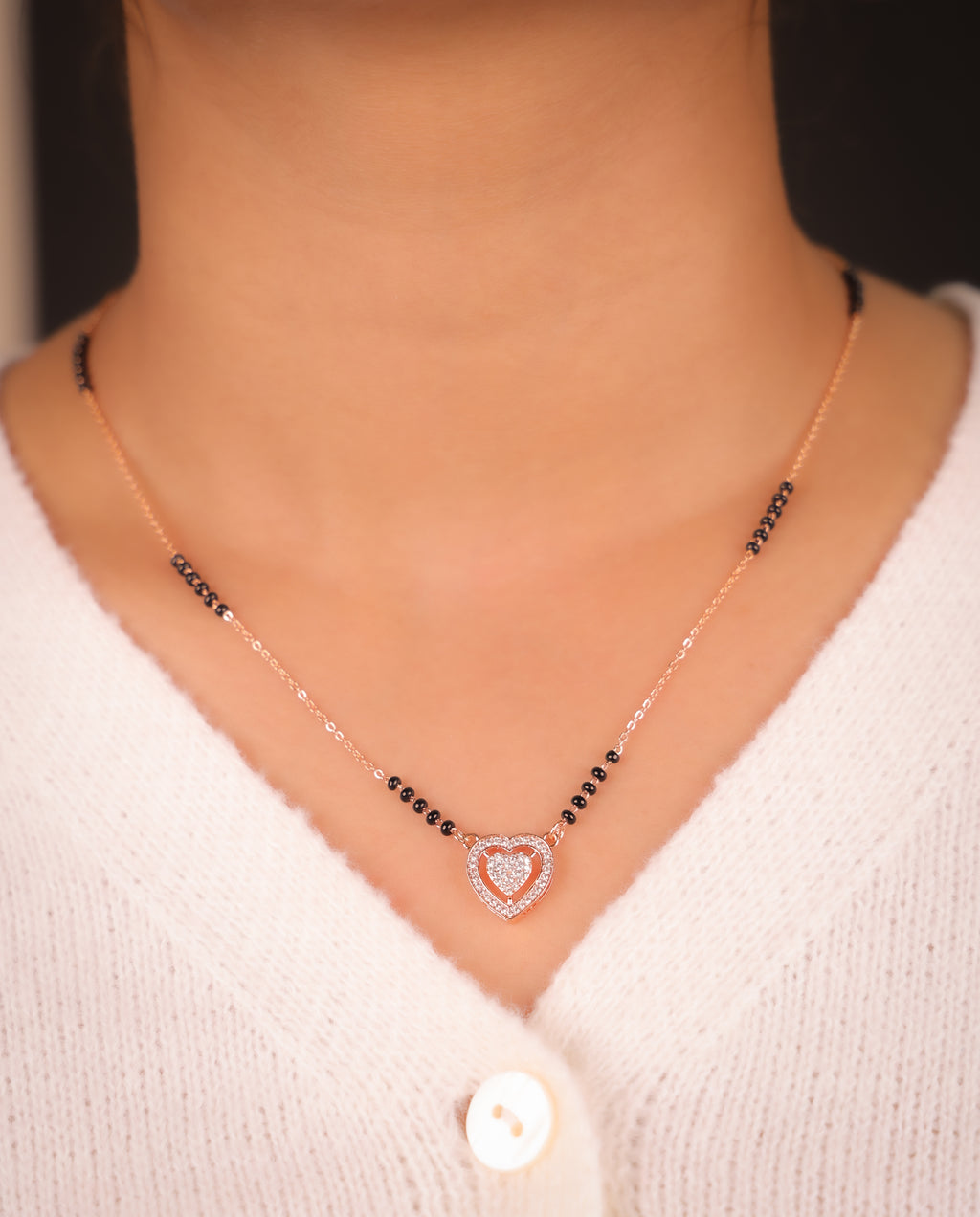Priya Rose Gold  Mangalsutra