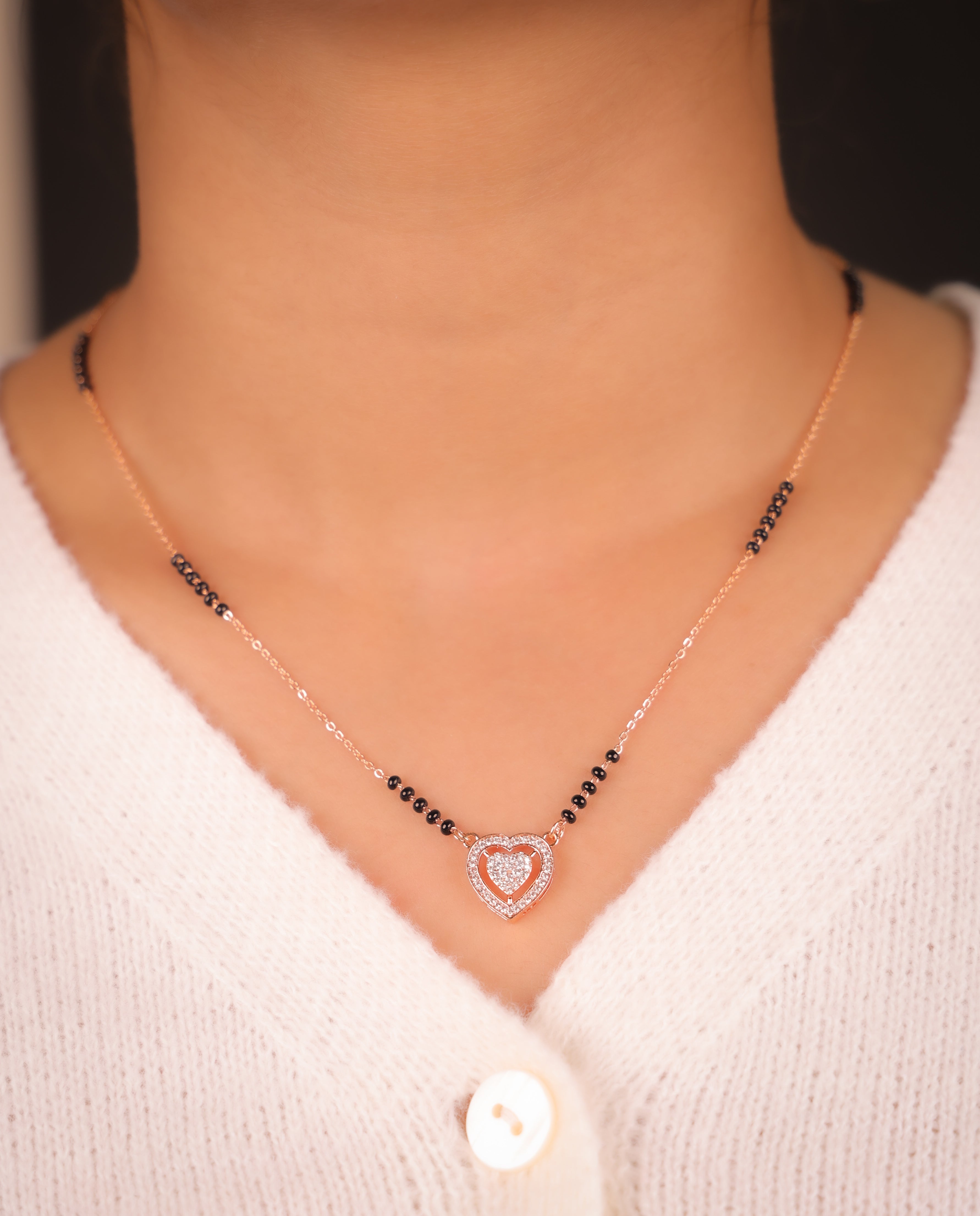 Priya Rose Gold  Mangalsutra