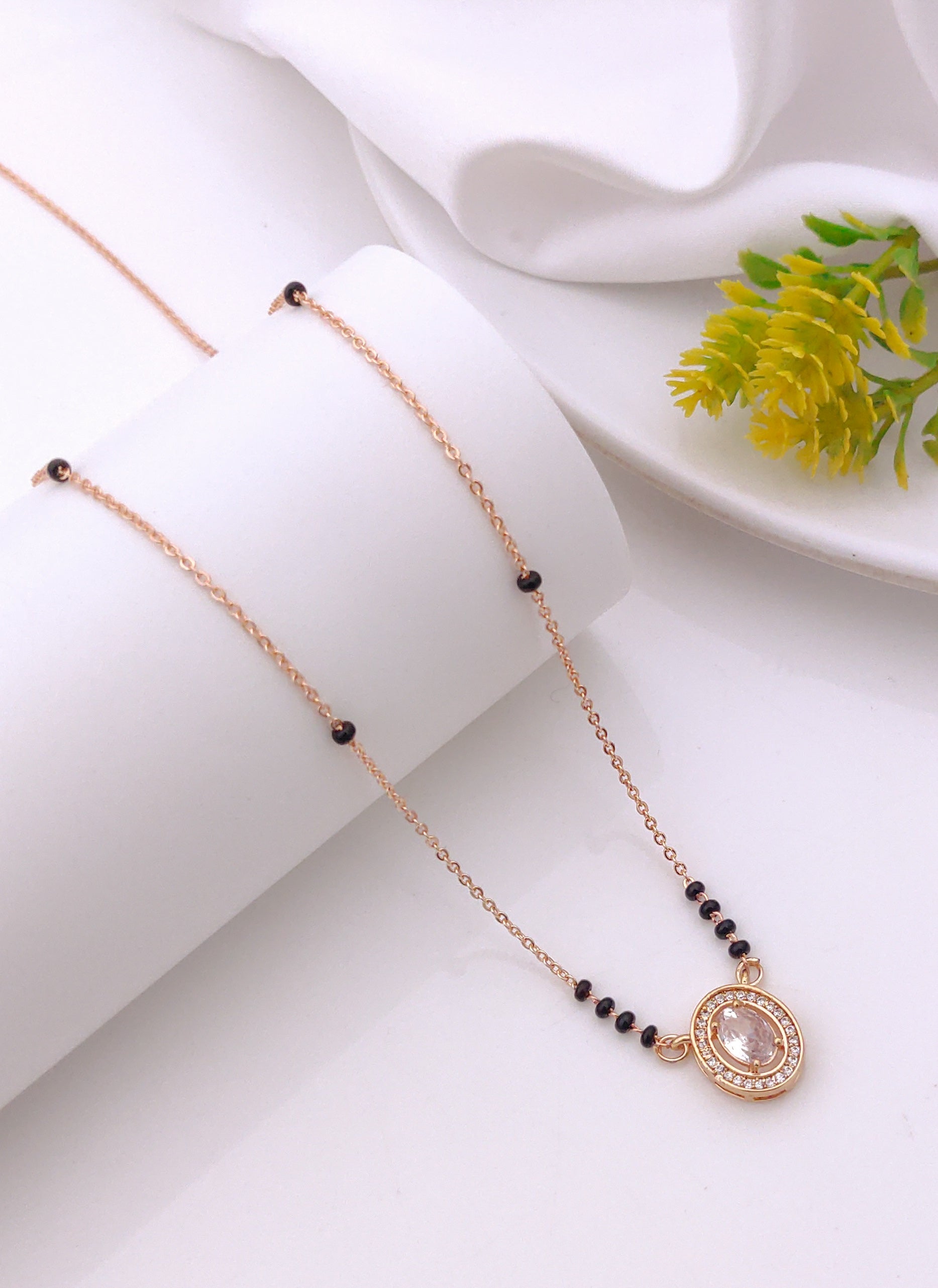 Rani Rose Gold Mangalsutra