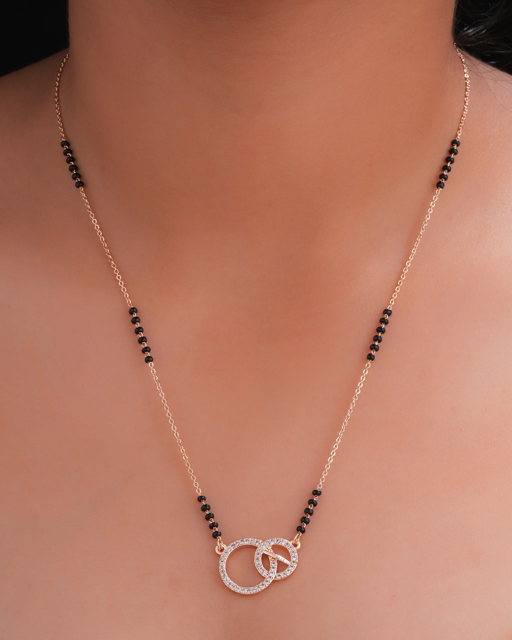 Mishika Rose Gold  Mangalsutra