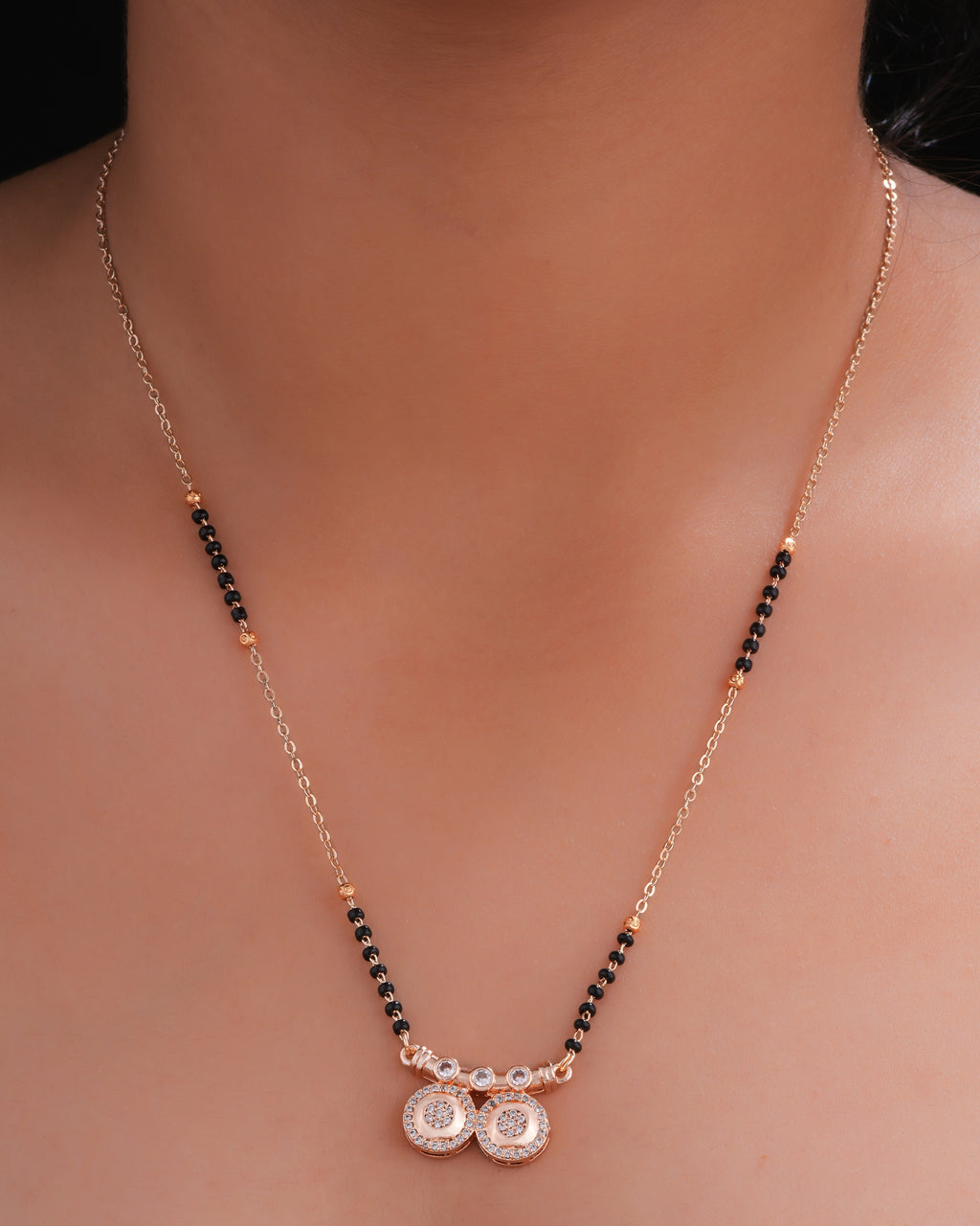 Mandakini Rose Gold Mangalsutra