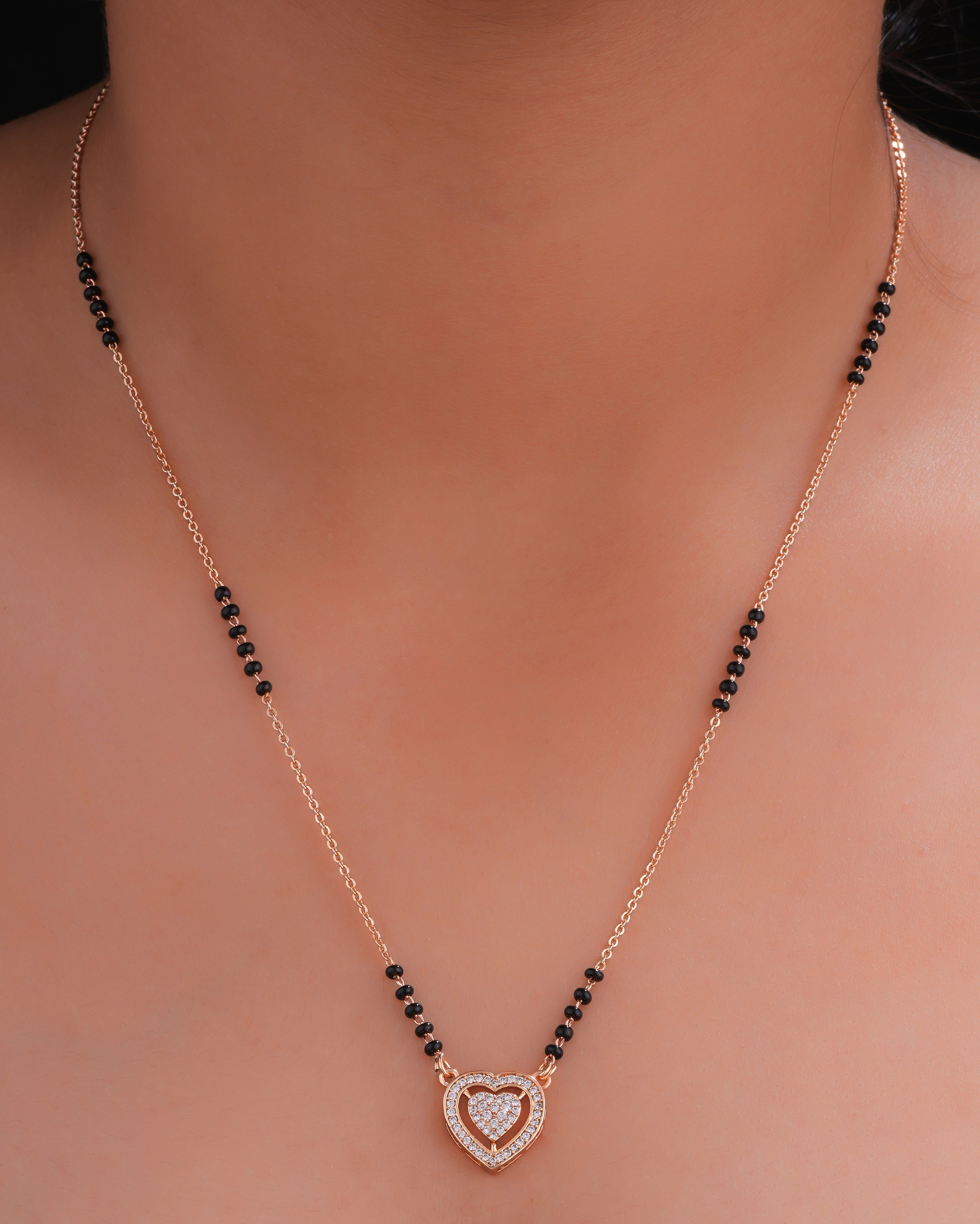 Priya Rose Gold  Mangalsutra